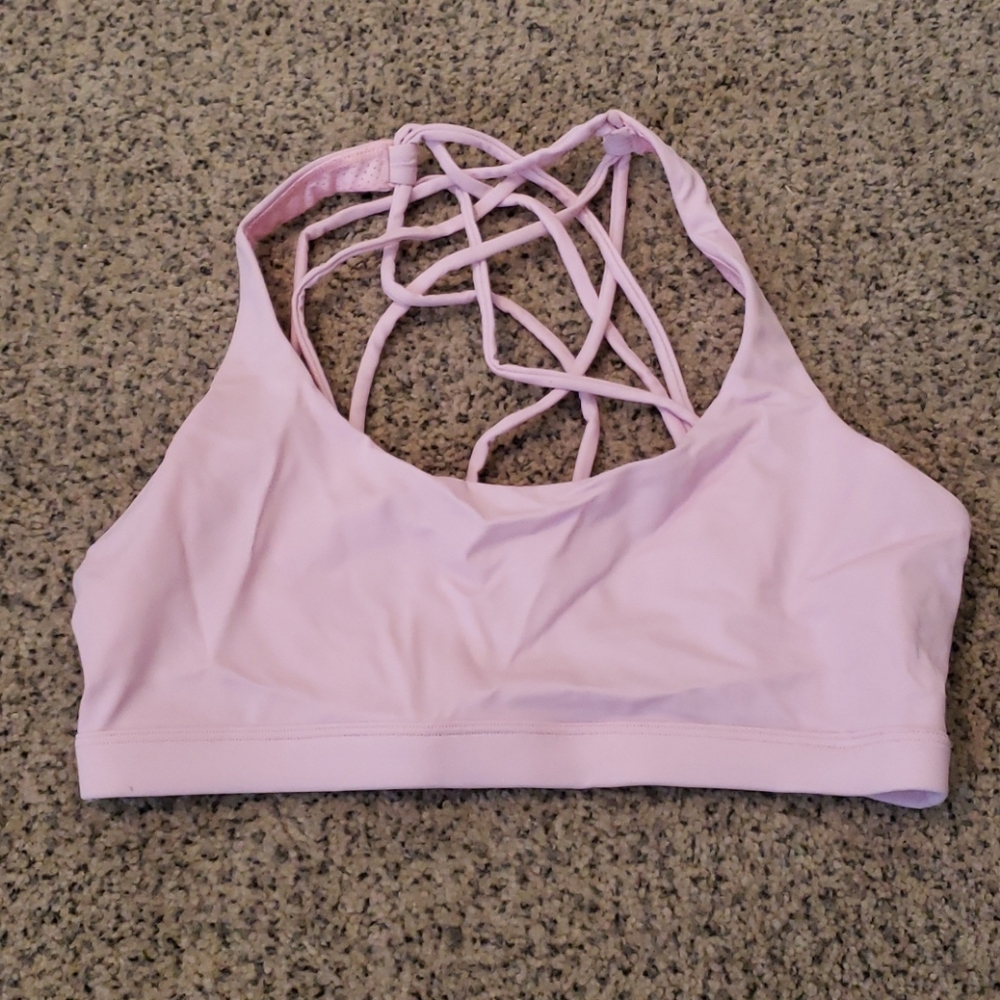 Pink Sports Bra